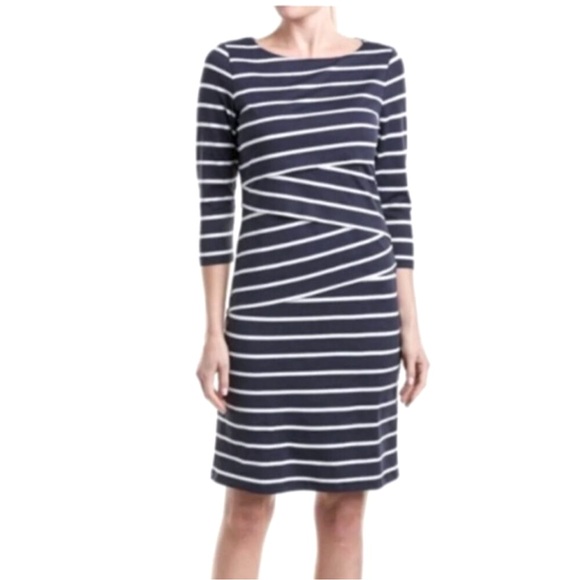 J. Mclaughlin Nicola Striped Tiered Sheath Dress - Picture 8 of 8